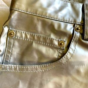 Silver Vinyl Pants - Perfect for Halloween!